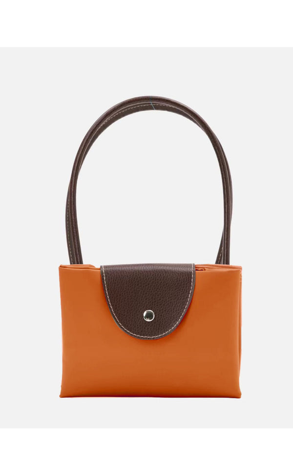 Diana Foldable Tote- Orange