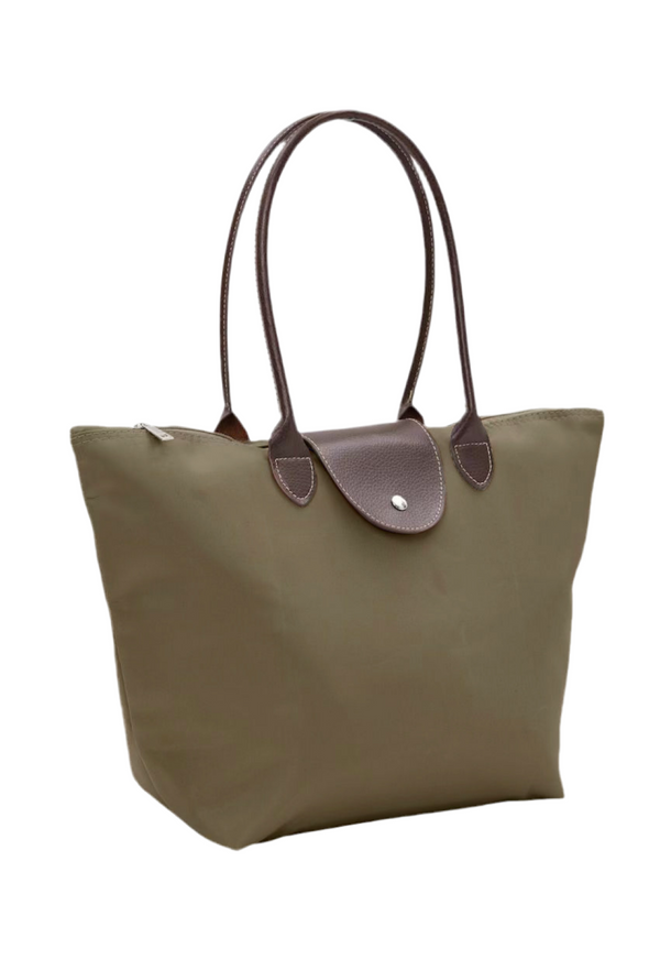 Diana Foldable Tote- Taupe