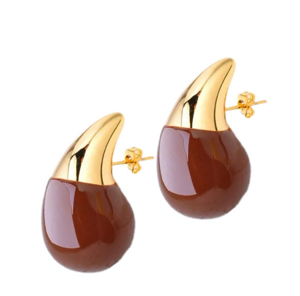 Aaliyah Earring- Brown