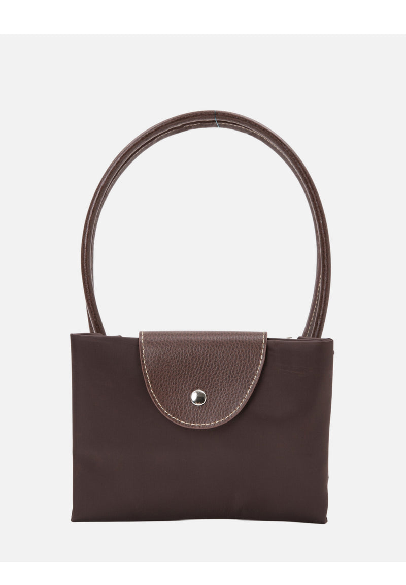 Diana Foldable Tote- Brown