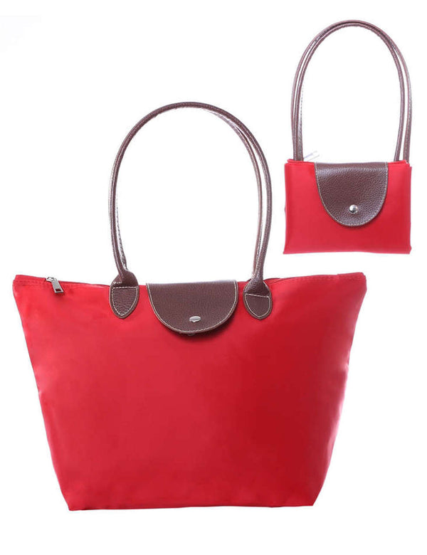 Foldable Tote- Red