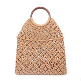 Caha Crochet Bag- Brown