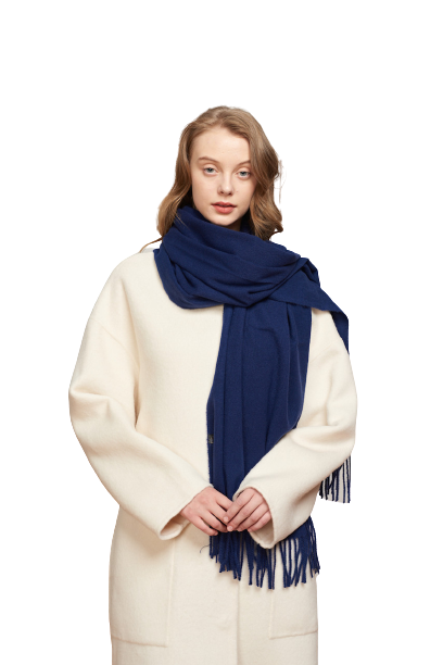 Pansy Scarf- Navy