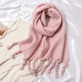 Richelle Blanket Scarf- Pink