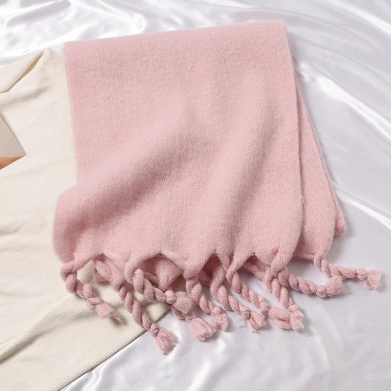 Richelle Blanket Scarf- Pink