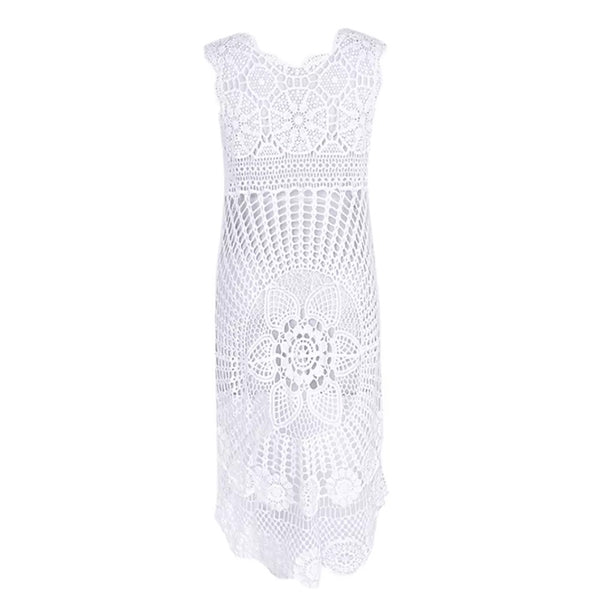 Crochet Dress- White