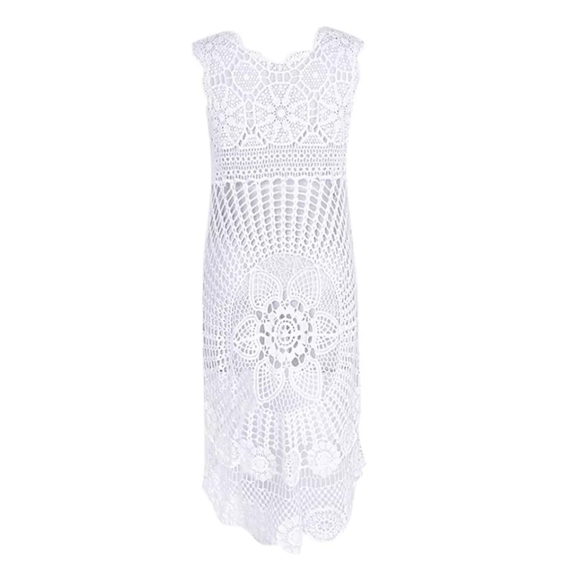 Crochet Dress- White