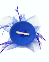 Megan Fascinator- Royal Blue