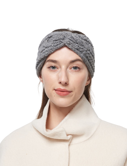 Ruby Winter Headband- Grey