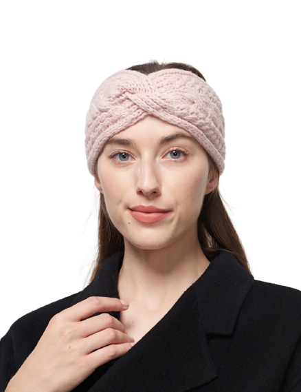 Ruby Winter Headband- Pink