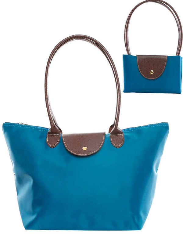 Diana Foldable Tote - Teal