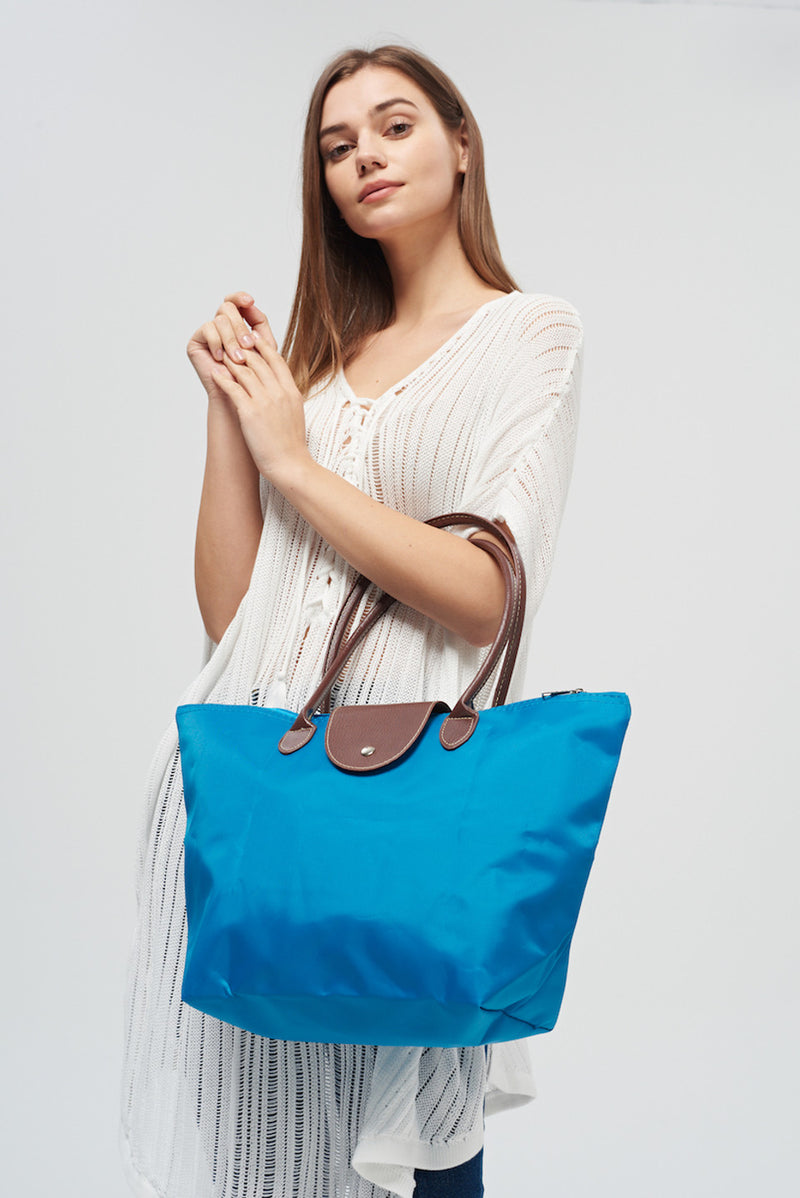 Diana Foldable Tote - Teal